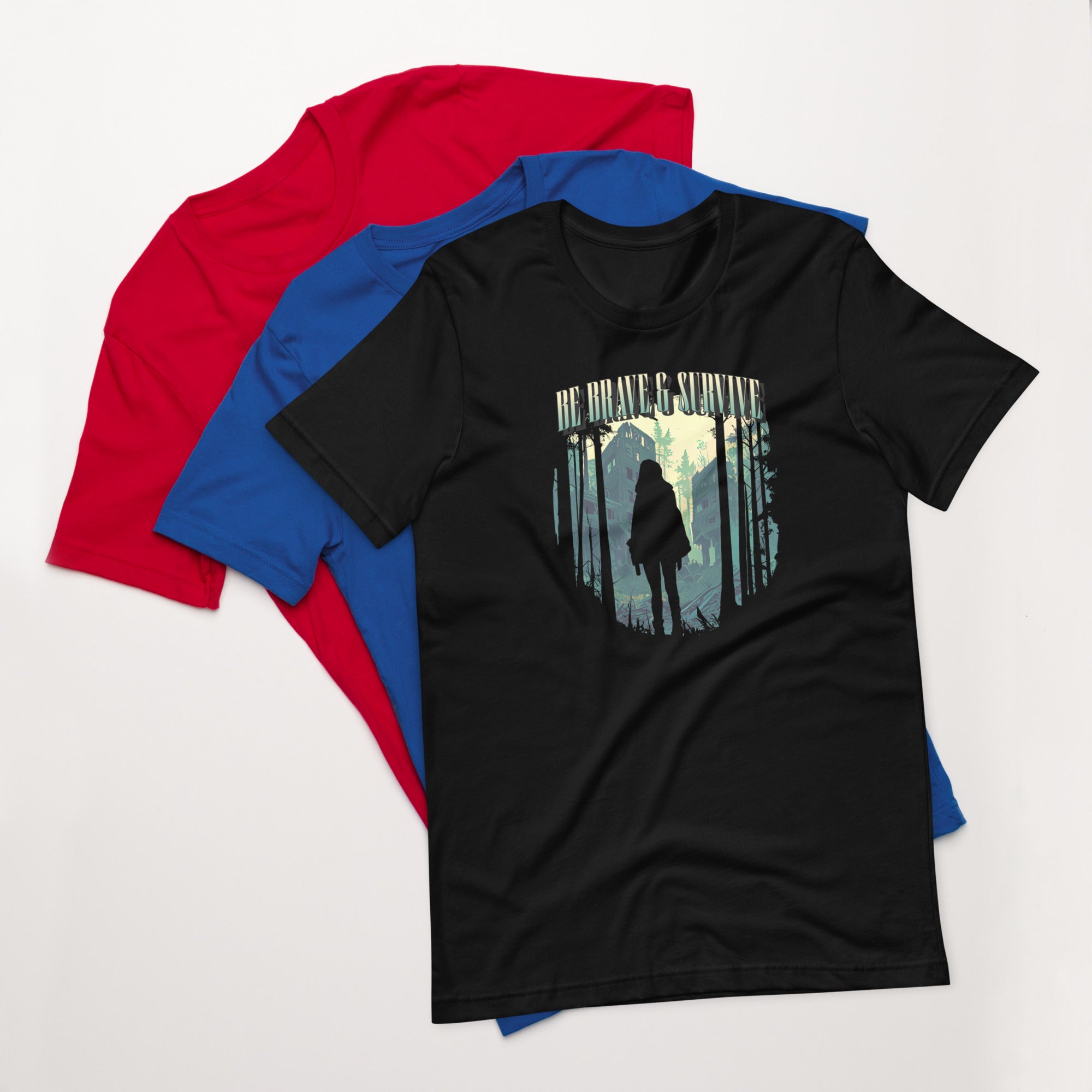 Be brave and survive - Men gamers t-shirt